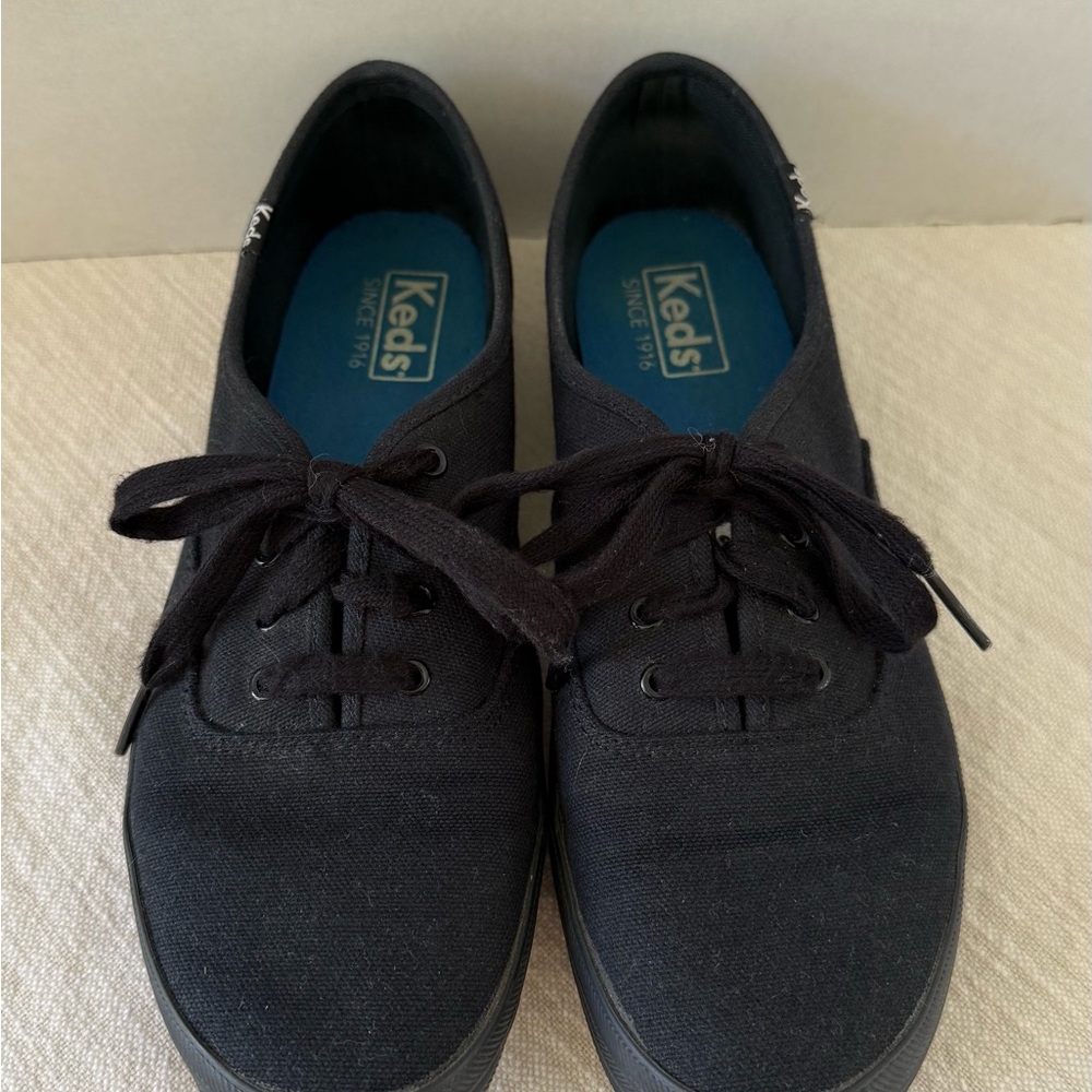 Keds Black Canvas Sneakers